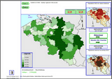 logiciel de cartographie - la Belgique