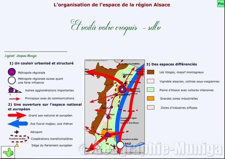 L’organisation de l’espace de la région Alsace - Jacques MUNIGA