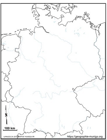 Fond de carte Allemagne par Jacques MUNIGA