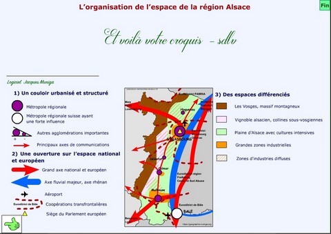 L’organisation de l’espace de la région Alsace - Jacques MUNIGA