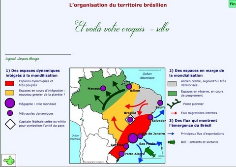 L’organisation du territoire brésilien - Jacques MUNIGA