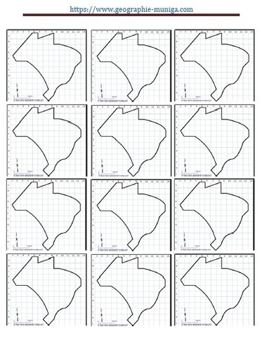 carte schématique du Brésil - Jacques MUNIGA