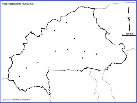 Fond de carte Burkina Faso- Jacques MUNIGA