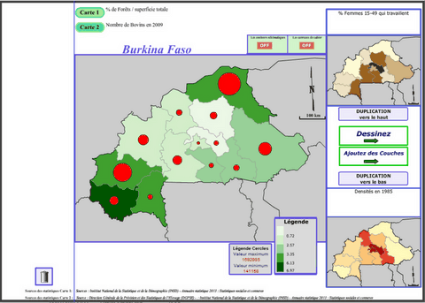 Logiciel de cartographie du Burkina Faso - Jacques MUNIGA