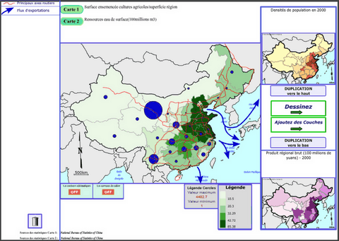Logiciel de cartographie la Chine - Jacques MUNIGA