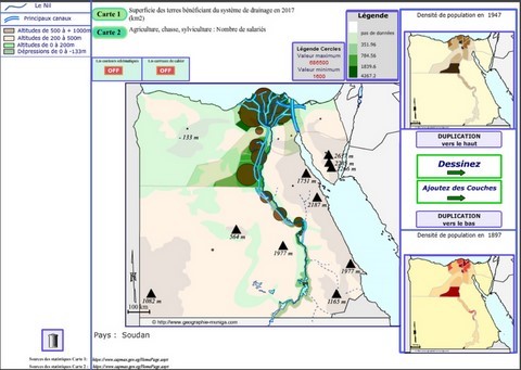 Logiciel de cartographie de l'Egypte - Jacques MUNIGA