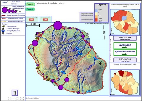 Logiciel de cartographie de l'île de la Réunion - Jacques MUNIGA