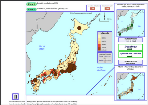 Logiciel de cartographie - La Japon - Jacques MUNIGA