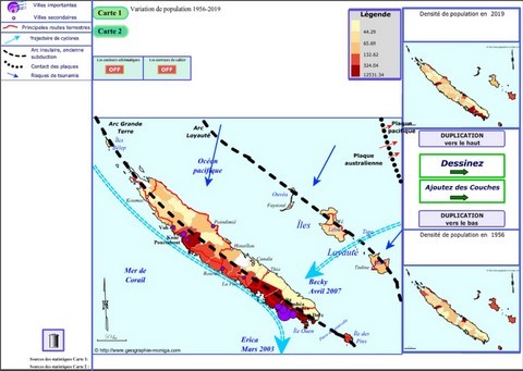 Logiciel de cartographie de la Nouvelle Calédonie - Jacques MUNIGA