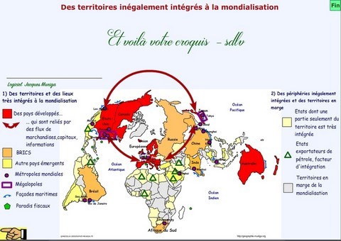 Des territoires inégalement intégrés à la mondialisation - Jacques MUNIGA