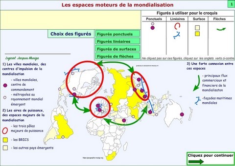 Les espaces moteurs de la mondialisation