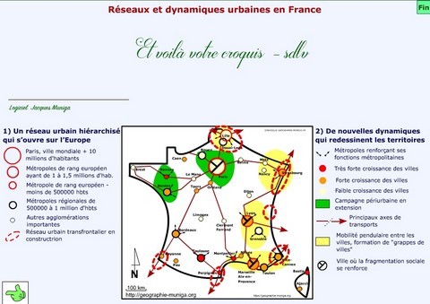 Réseaux et dynamiques urbaines en France - Jacques MUNIGA