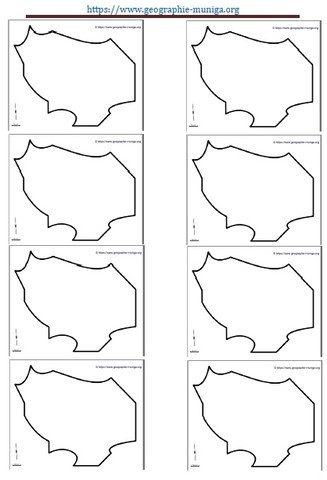 Carte Île de France schématique - Jacques MUNIGA