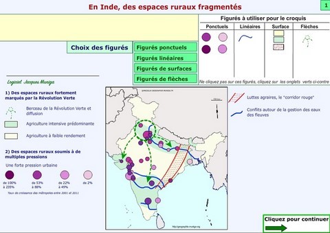 Thème 3 : Les espaces ruraux : multifonctionnalité ou fragmentation ? - Sujet : En Inde, des espaces ruraux fragmentés - Jacques MUNIGA 