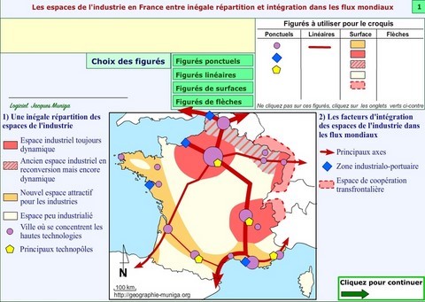 Les espaces de l'industrie en France entre inégale répartition et intégration dans les flux mondiaux