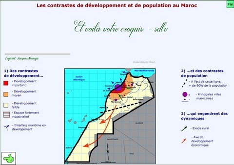 Les contrastes de développement et de population au Maroc - Jacques MUNIGA