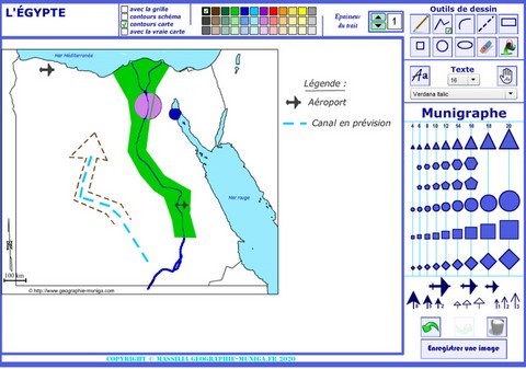 Logiciel de dessin de l'Egypte - Jacques MUNIGA