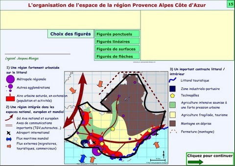 L'organisation de l'espace de la région Provence Alpes Côte d'Azur - Jacques MUNIGA