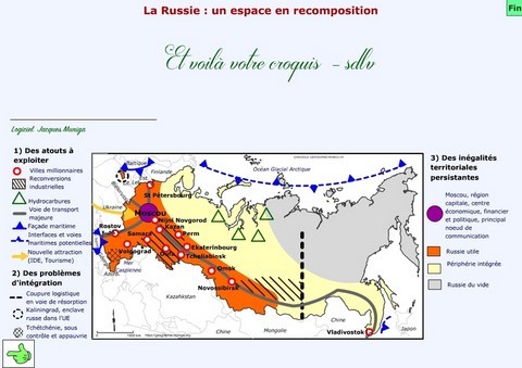 La Russie : un espace en recomposition - Jacques MUNIGA