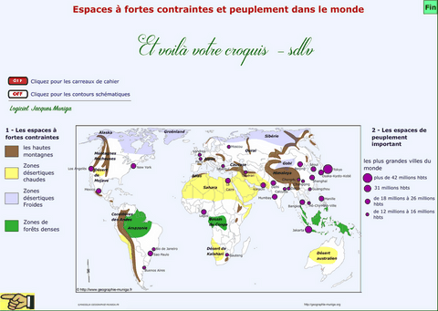 Thème 2 : Habiter un espace de faible densité - Sujet : Espaces à fortes contraintes et peuplement dans le monde - Jacques MUNIGA