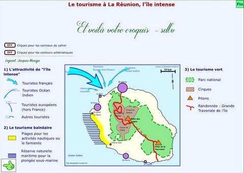 Le tourisme à La Réunion, l’île intense