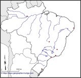 Carte du Brésil - Jacques MUNIGA