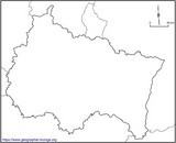 Carte de la région le Grand Est - Jacques MUNIGA