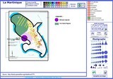 Muni-Carto de l'île de la Martinique par Jaques MUNIGA
