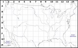 Carte des Etats-Unis   -  USA  - Jacques MUNIGA