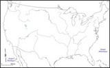 Carte des Etats-Unis   -  USA  - Jacques MUNIGA